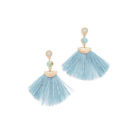 Shashi Mia Tassel Fan Earrings from Shopbop - Picture 2 of 2